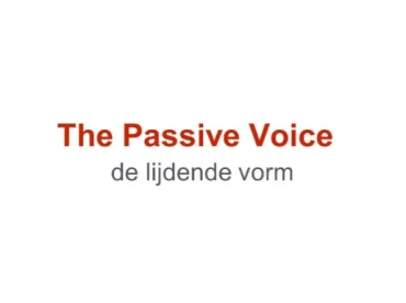 Cách sử dụng câu bị động trong tiếng Hà Lan